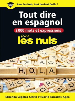 cover image of 2000 mots et expressions pour tout dire en espagnol pour les Nuls grand format